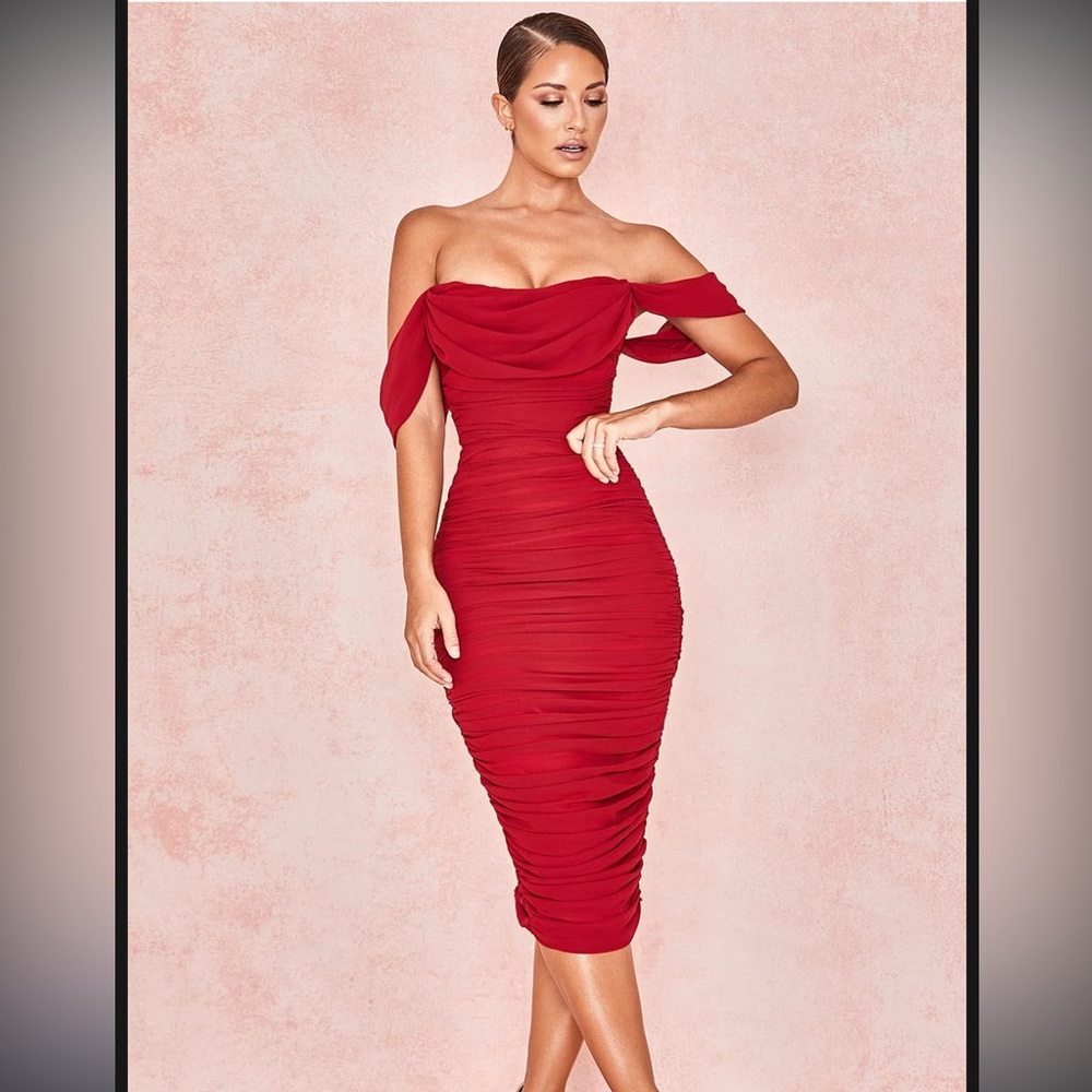 NWOT Carlotta Red Dress XS